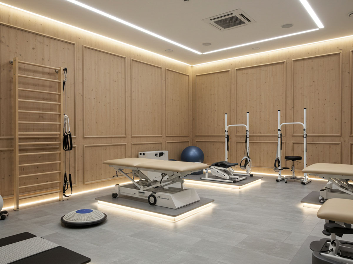 interior klinik fisioterapi